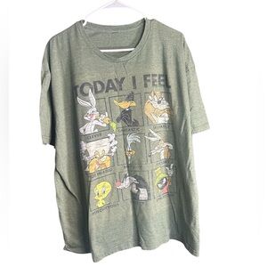 Green Looney Tunes Graphic T-Shirt